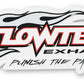 Flowtech Exhaust HO-FL10000FLT Metal Sign w/ Flowtech Logo Size: 18" X 7"
