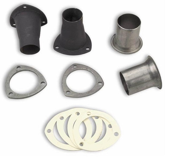 Flowtech Exhaust HO-FL10011FLT Flowtech Steel Terminator Reducers 3 Bolt 3" To 2.125" Pair