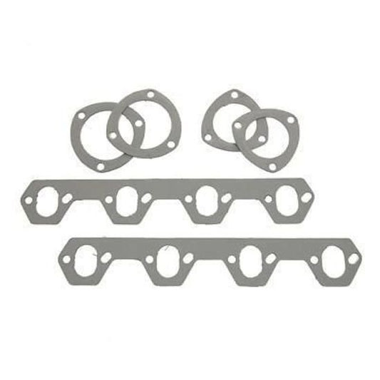 Flowtech Exhaust HO-FL99263FLT Flowtec Exhaust & 3" Collector Gasket Set For Ford Windsor 302-351