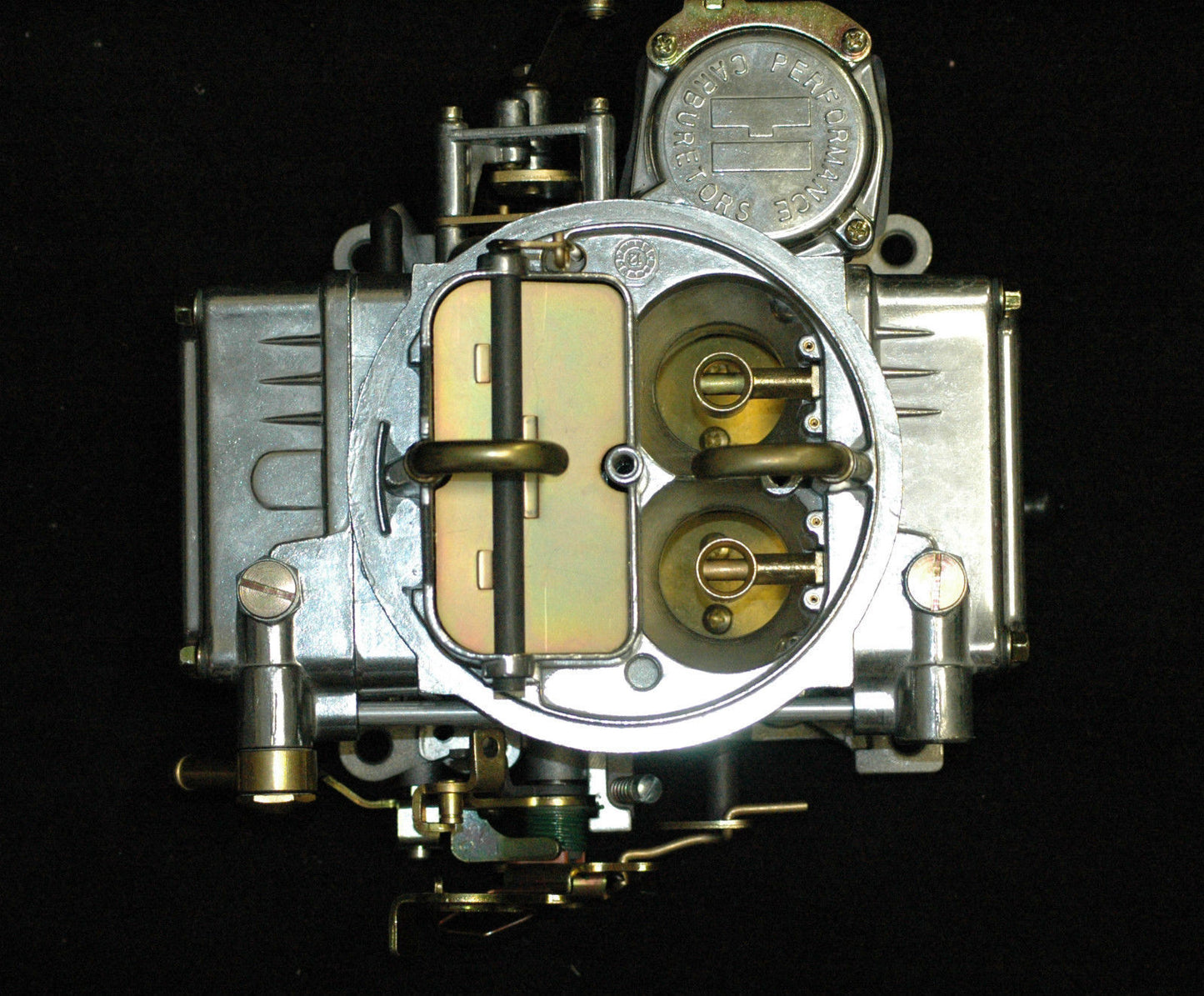 Holley HO0-1850S-MC 600CFM 4BBL Marine Carburetor Model 4160 Man Choke Vac Sec