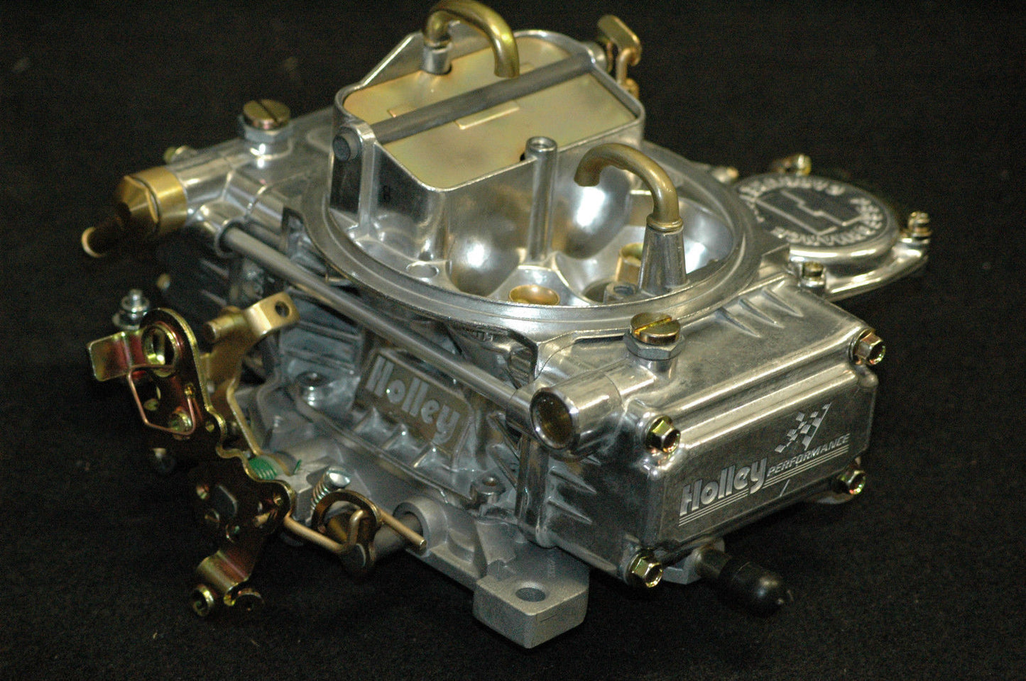 Holley HO0-1850S-MC 600CFM 4BBL Marine Carburetor Model 4160 Man Choke Vac Sec