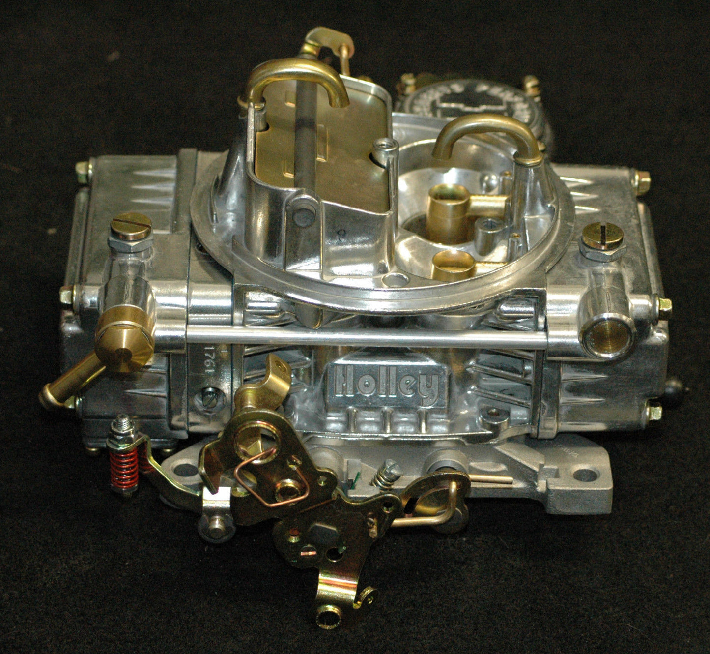 Holley HO0-1850S-MC 600CFM 4BBL Marine Carburetor Model 4160 Man Choke Vac Sec
