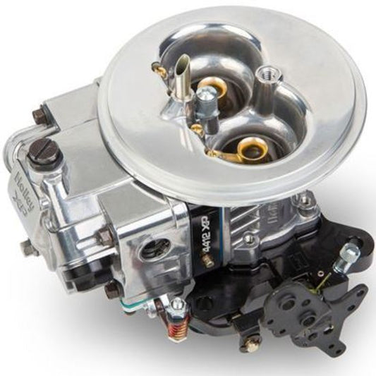 Carburettor 2 Barrel Holley Aluminium Ultra XP Tumble Polished Gasoline - Single Inlet 500 CFM Each