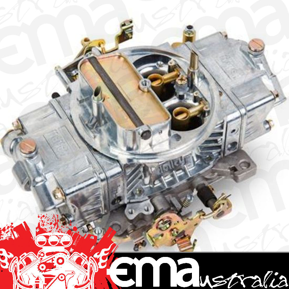 Carburettor Gasoline Model 4150 Universal 700 CFM 4-Barrel Manual Choke Dual Inlet Silver Each