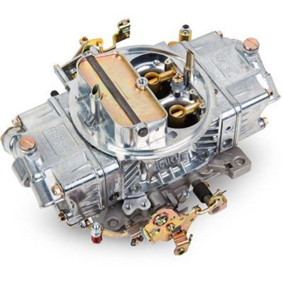 Carburettor Gasoline Model 4150 Universal 700 CFM 4-Barrel Manual Choke Dual Inlet Silver Each