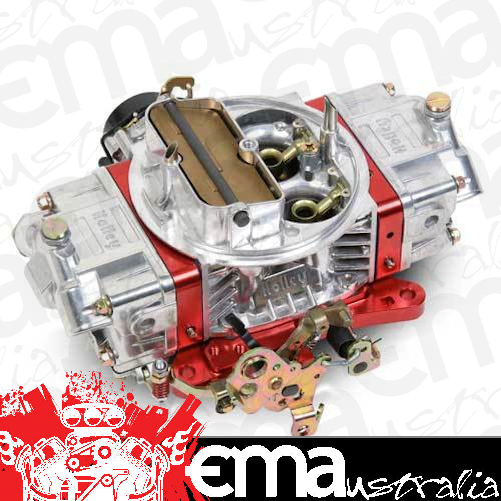 650 CFM Ultra Double Pumper 4-Barrel Carburettor - Red (With Electric Choke) (HO0-76650RD)