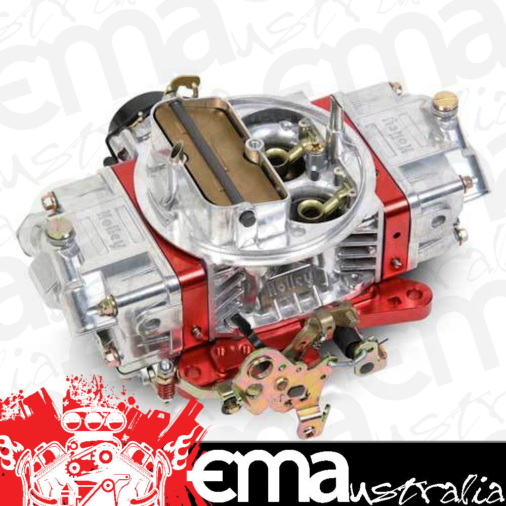 750 CFM Ultra Double Pumper 4-Barrel Carburettor - Red (With Electric Choke) (HO0-76750RD)