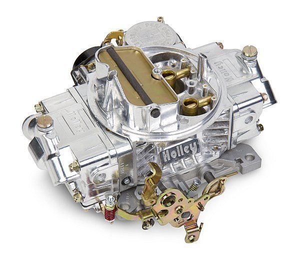 HOLLEY 4160 SERIES 600 CFM 4 BBL CARBURETOR HO0-80458SA POLISHED VAC SECONDARIES