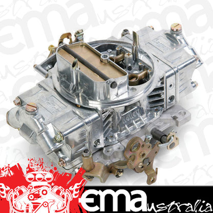 700 CFM 4-Barrel Blower Carburettor - Shiny Finish (Mechanical Secondaries. Manual Choke) (HO0-80572S)
