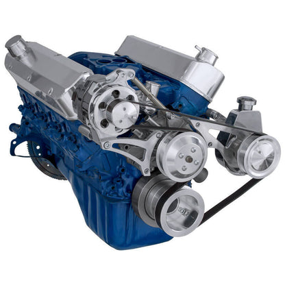 CVF 5.0L-SERPENTINE-PS Ford 5.0L & 5.8L Serpentine Conversion Kit - Alternator & Power Steering