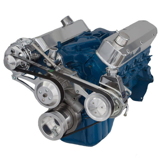 CVF 5.0L-SERPENTINE-PS Ford 5.0L & 5.8L Serpentine Conversion Kit - Alternator & Power Steering