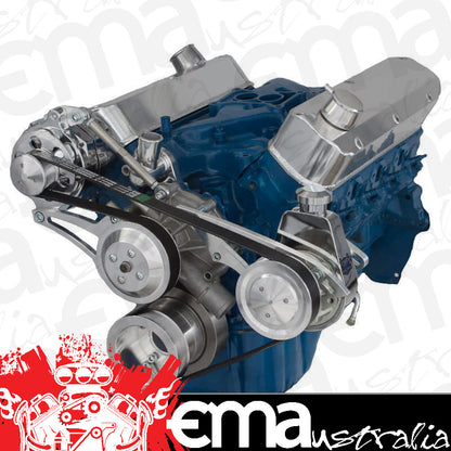 CVF 5.0L-SERPENTINE-PS Ford 5.0L & 5.8L Serpentine Conversion Kit - Alternator & Power Steering