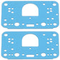 Holley HO108-121 Metering Block Gaskets (Suit 4500 Dominator 3 circuit, Blue non stick, 2/pkg) ()