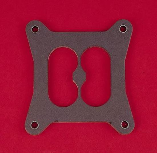 Carburettor Mounting Gasket Paper 4-Barrel Square Bore 2-Hole Divided Center .313 in. Thick Each