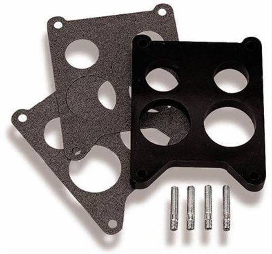 Carburettor Mounting Gasket Phenolic 4-Barrel Spread Bore 4-Hole .625 in. Thick Each