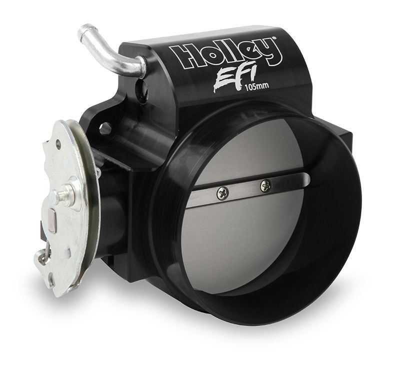 HOLLEY BLACK 105mm LS THROTTLE BODY HO112-581 SUIT LS 4 BOLT w/ LOW RPM TAPER