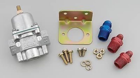 Holley HO12-704 Fuel Pressure Regulator 4.5-9 PSI w/ Fittings