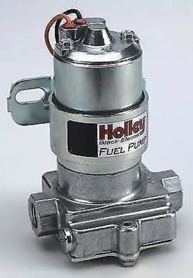 Holley HO12-815-1 Black Electric Fuel Pump Gas / Alcohol 14 PSI - 120GPH at 9 psi