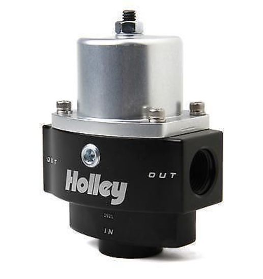 Holley HO12-840 HP Billet Fuel Pressure Regulator 4.5-9 PSI -3/8" NPT In/Out
