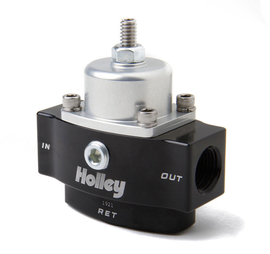 HOLLEY HP BILLET FUEL PRESSURE REGULATOR 4.5-9 PSI 3/8" NPT IN/OUT HO 12-841