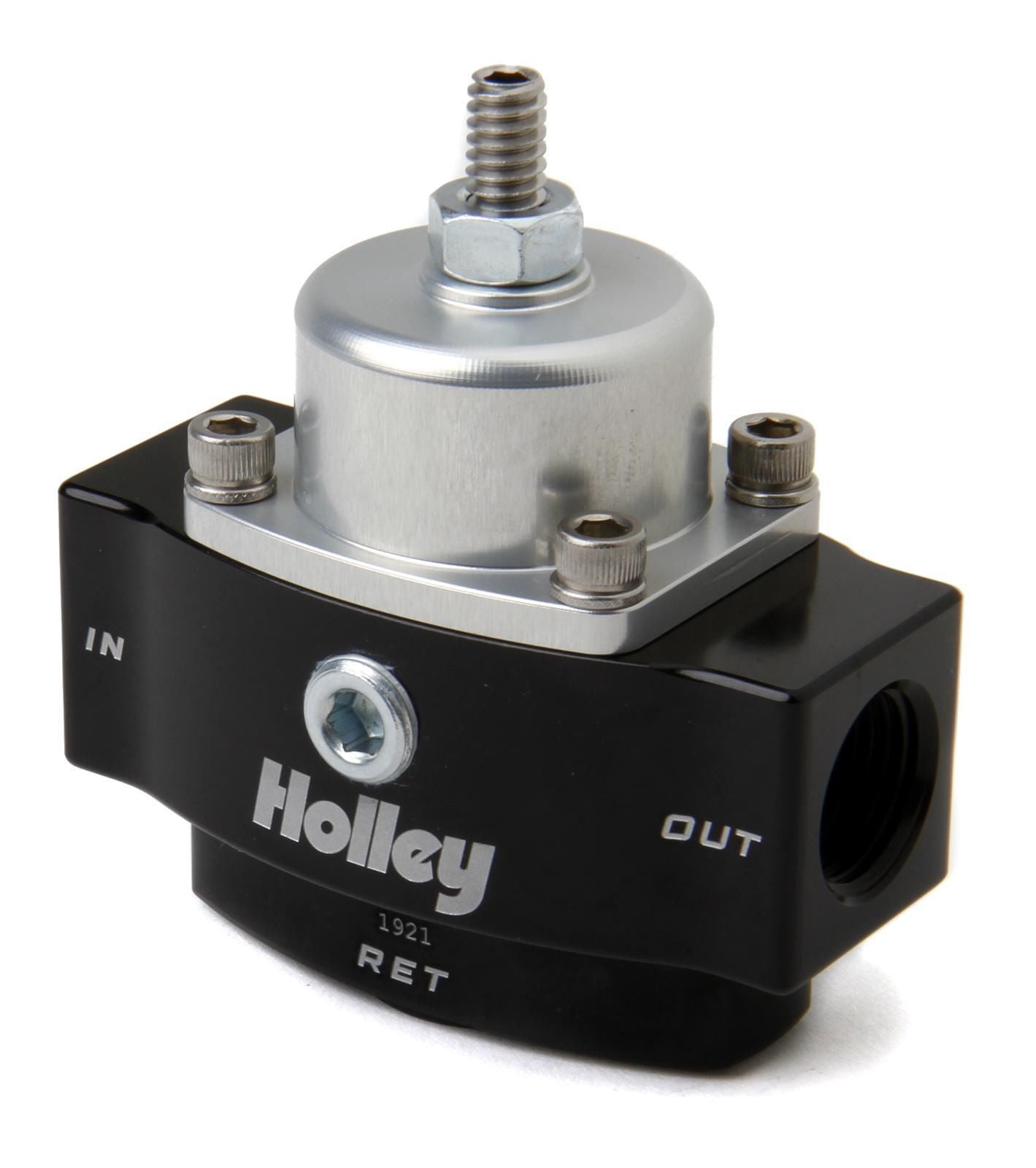 Holley HO12-842 HP Billet Fuel Pressure Regulator 4.5-9 PSI w/ Idle Bleed
