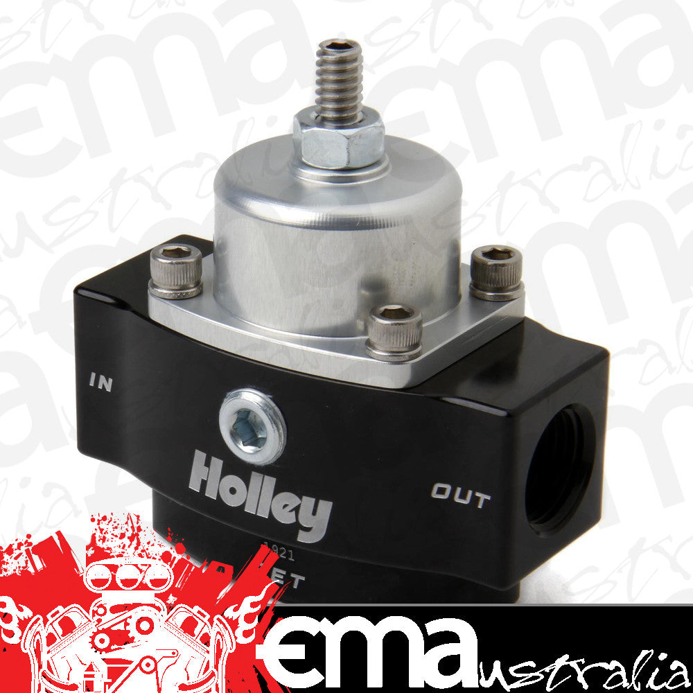 Holley HO12-842 HP Billet Fuel Pressure Regulator 4.5-9 PSI w/ Idle Bleed