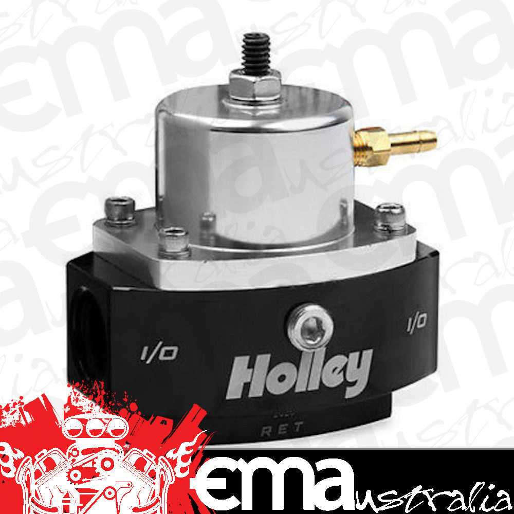 Holley HO12-880 Adjustable By-Pass Fuel Pressure Regulator 40-70psi -6orb In/out