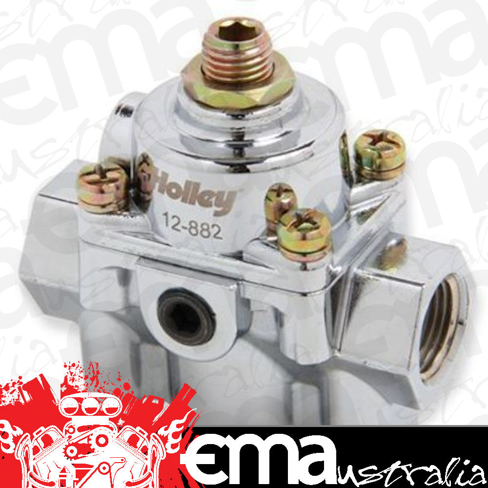 EFI Fuel Pressure Regulators Chrome Die Cast 60 PSI