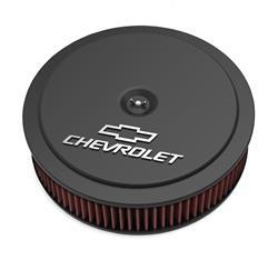 Holley HO120-220 14" X 3" Air Cleaner Kit Incl Satin Black Finish