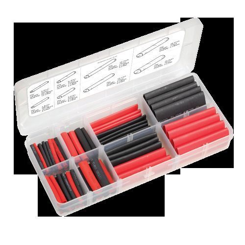 Narva 56654 105 Piece Dual Wall Heat Shrink Tubing Assortment Kit