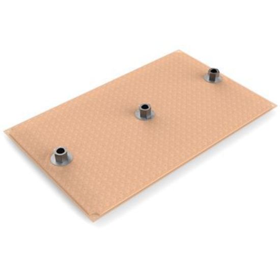Hydramat (24" x 15" Rectangle, x1 Center Pick-Up & x2 Outer Pick-up w/ 1/2" NPT Female Fitting) (HO16-109)