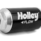 Holley HO162-563 HP Billet Inline Fuel Filter Female 3/8" NPT In/Out 40 Micron