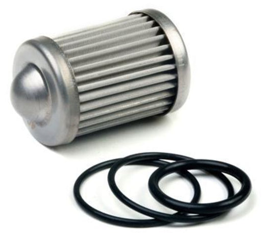 Fuel Filter Element HP Billet Replacement Stainless Steel Mesh 40 microns Each