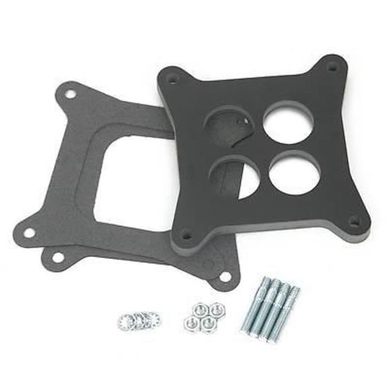 Holley HO17-59 Carburetor Spacer Phenolic .500" Thick 4 Hole 4BBL Square Bore