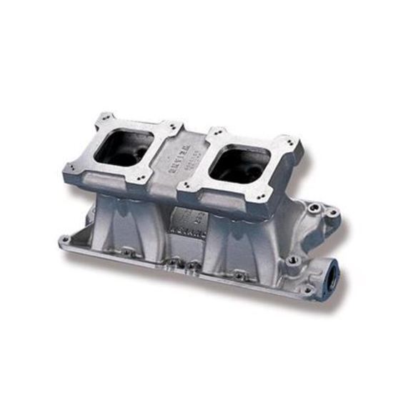 Intake Manifold Hi-Ram Tunnel Ram Aluminum Natural Dual Square Bore Ford 221-302 Each