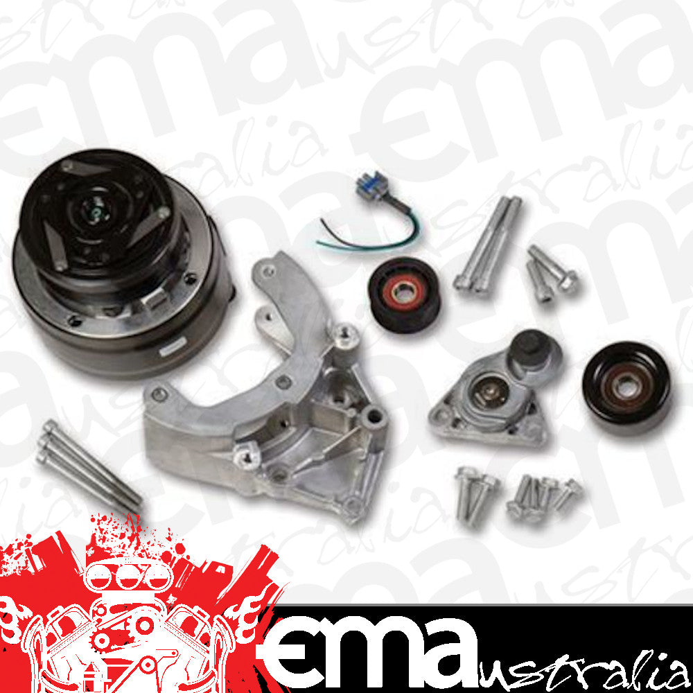 Pulley Set Serpentine LS Engine Swap Accessory Drive System R4 A/C Only Chevy V8 Kit