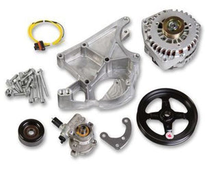 Pulley Set Serpentine LS Engine Swap Accessory Drive System Without A/C Chevy V8 Kit