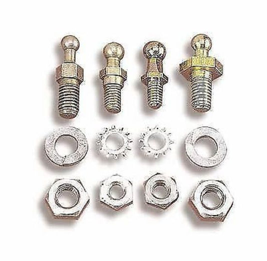 Holley HO20-2 Universal Throttle Ball & Hardware Assortment (4 Pack)