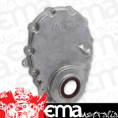 Vortec/Small Block Timing Chain Cover w/o Crank Sensor provision Natural Finish (Carb)