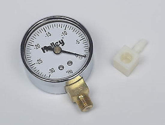 Holley HO26-501 Mechanical Vacuum Gauge 0 to -30 HG 2-1/16" Analog