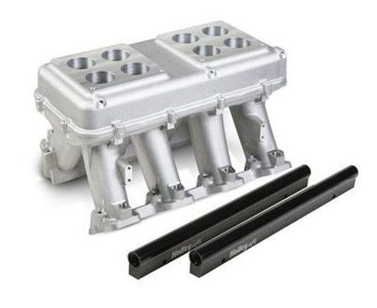 Intake Manifold Holden Chevrolet LS Complete Multi-port Aluminium Dual 4500 Dominator Style Throttle Body Mounting Each
