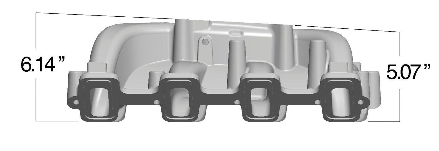 HOLLEY LS MID RISE CARBURETOR INTAKE MANIFOLD HO300-129 DUAL PLANE CHEV LS3/L92