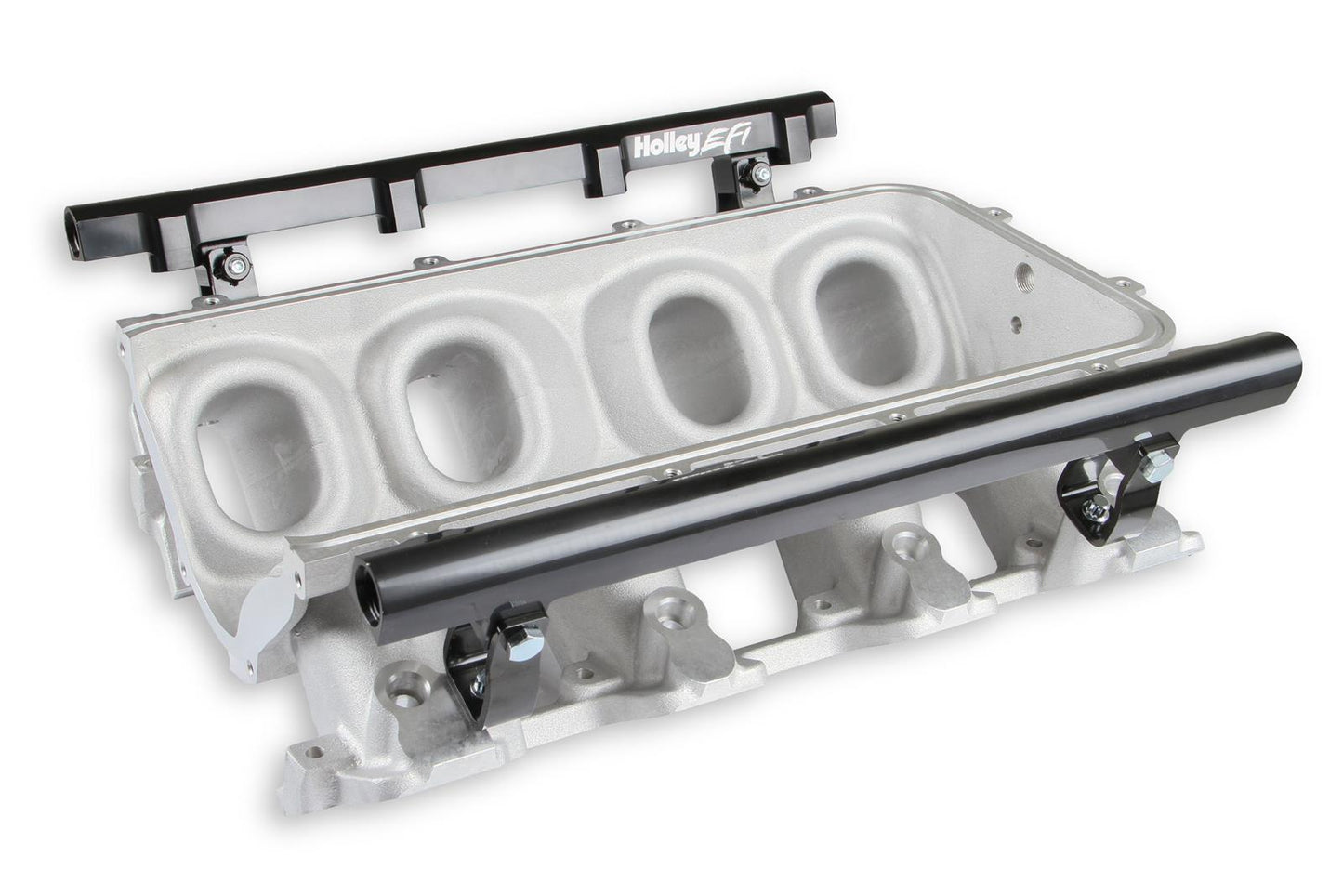 Holley HO300-621 Chev LS Modular Lo-Ram EFI Intake Manifold Cathedral Port Heads Natural Finish