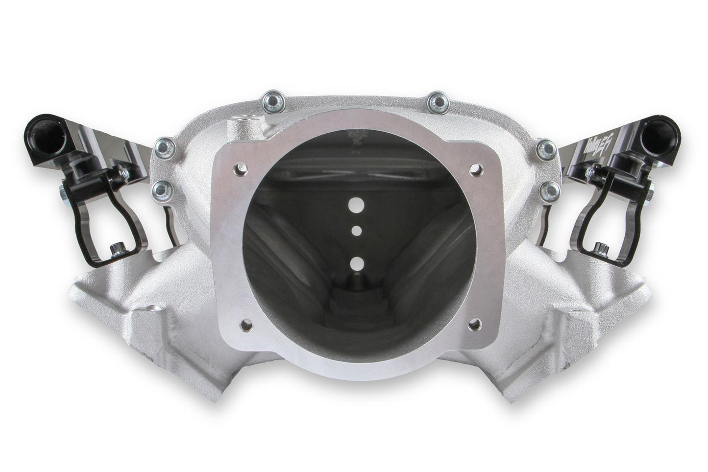 Holley HO300-621 Chev LS Modular Lo-Ram EFI Intake Manifold Cathedral Port Heads Natural Finish