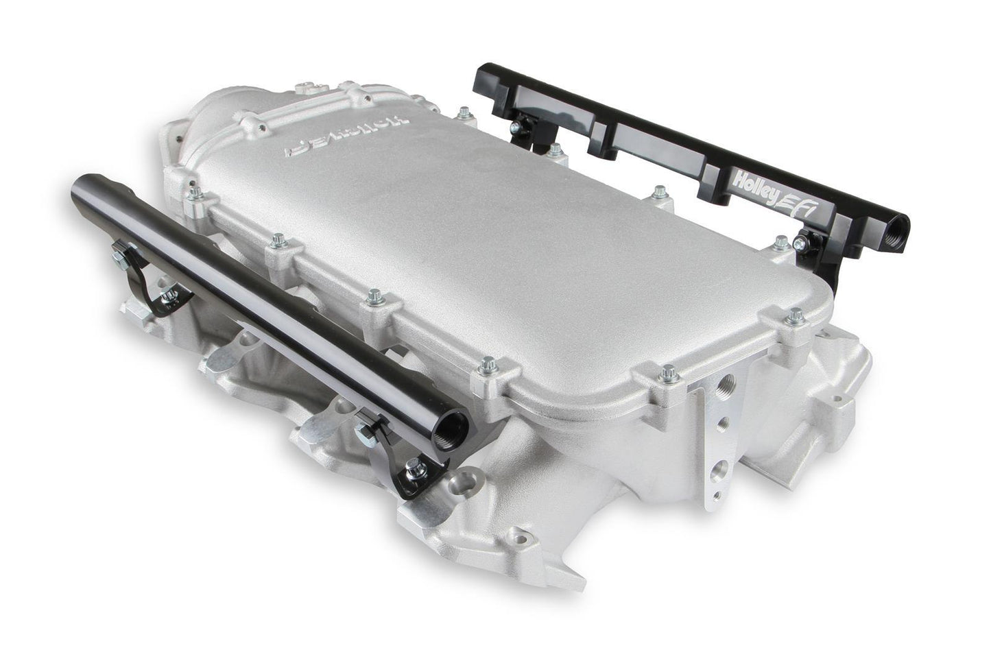 Holley HO300-621 Chev LS Modular Lo-Ram EFI Intake Manifold Cathedral Port Heads Natural Finish