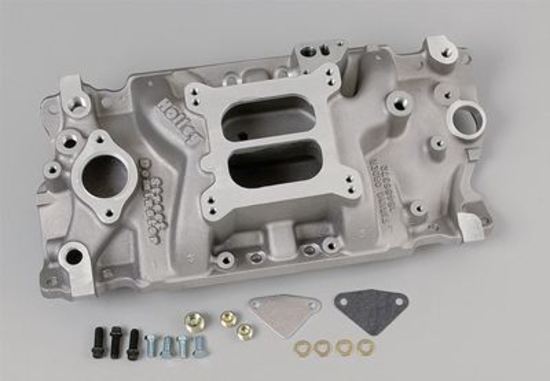 Intake Manifold Street Dominator Dual Plane Aluminium Natural Square Bore Holden Chevrolet 5.0/5.7L Each