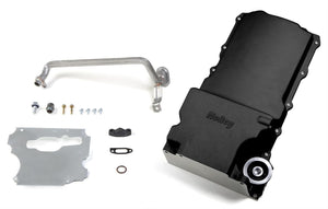 HOLLEY GM LS1-2-3 RETRO-FIT OIL PAN BLACK HO302-1BK CHEV SMALL BLOCK 5.2L CAP