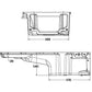 HOLLEY GM LS RETRO-FIT OIL PAN 5.44L HO302-2 SUIT CHEV CAMARO 67-69, NOVA 68-74