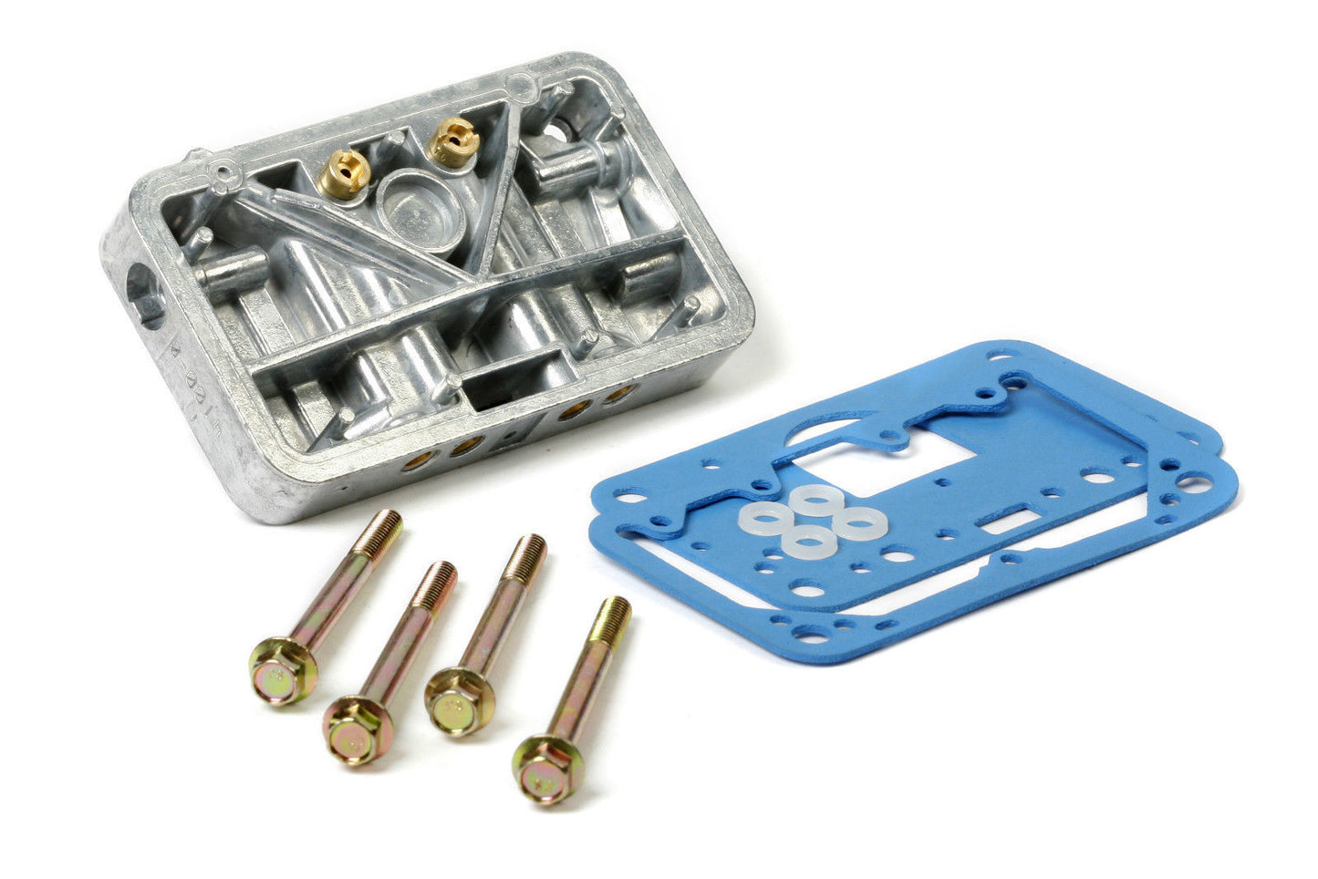 HOLLEY METERING BLOCK CONVERSION KIT POLISHED HO34-13S