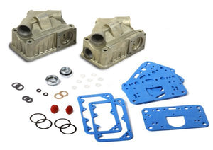 Center Hung Fuel Bowl Kit - Primary and Secondary (Fuel bowls w/ Sight Window, w/ rear accelerator pump.) (HO34-38)